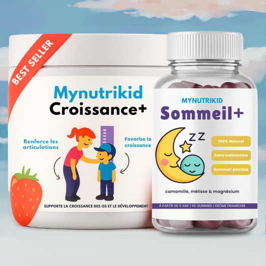 Kit Gummies Croissance+ & Sommeil+
